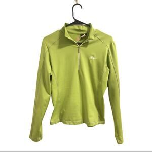 Marker Polartec 1/4 Zip Pullover Medium Green‎